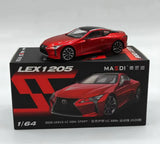 MASDI 1/64 Scale  LC500h Sport 2020 Red Diecast Car Model Toy Gift NIB