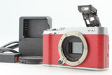 [MINT] FUJIFILM X-A1 16.3 MP Mirrorless Digital Camera Red Body From JAPAN