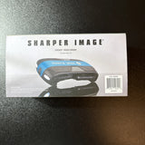 Sharper Image pocket video drone folding quadcopter in blue and black box