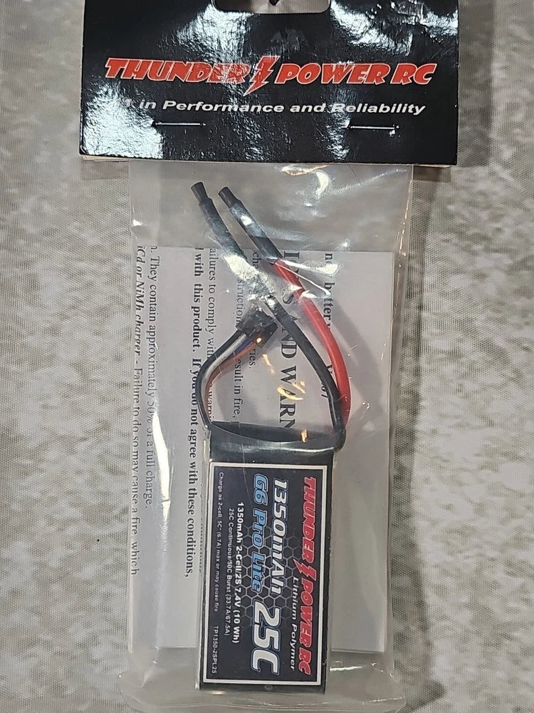 Thunder Power RC TP1350-3SPL25 1350mAh g6 pro lite 25C LiPo Factory Sealed!