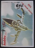 Lockheed F-104G Starfighter model airplane kit box with fighter jet artwork