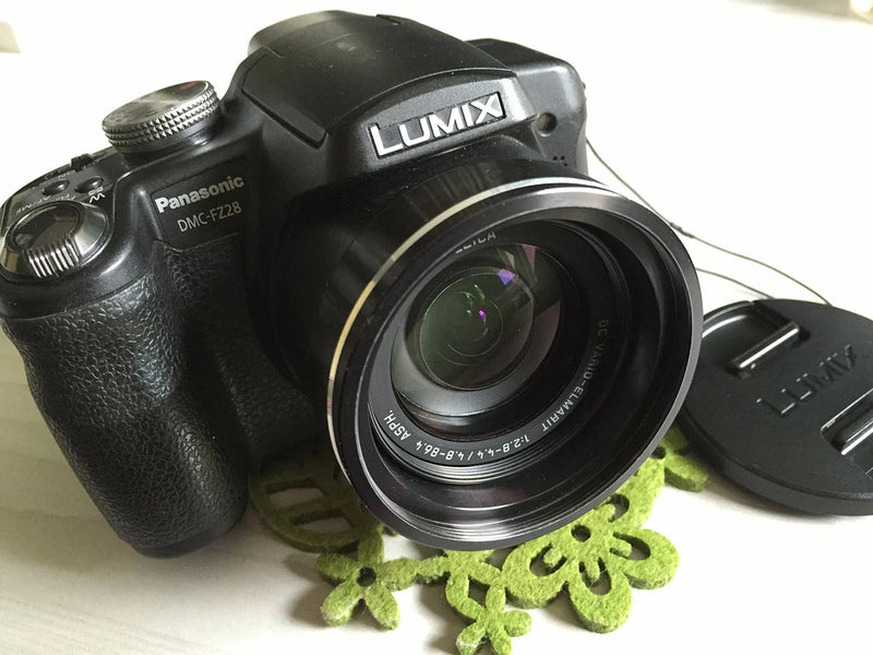 Panasonic Lumix FZ28 Digital Camera Black 12.1MP 12x Zoom From Japan
