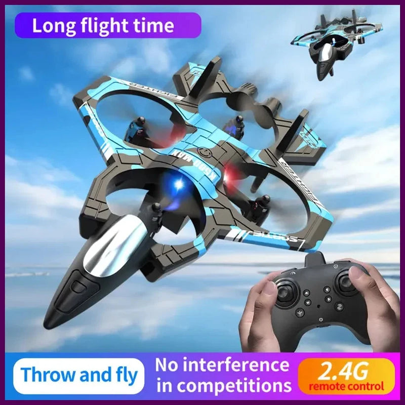 JCMO K500MAX Glider Flying Helicopter RC Hobby Jet Plane 2.4G Stunt Remote