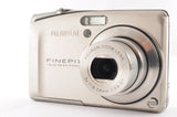 FUJIFILM FinePix F50fd Digital Camera Silver Compact Tested Good Condition