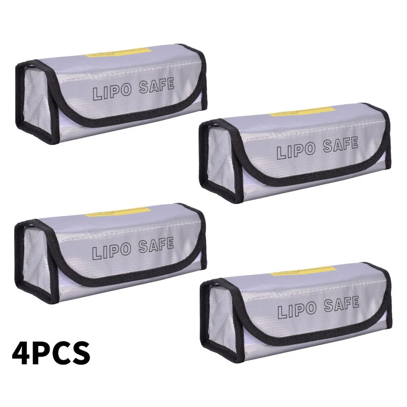 4PCS 185x75x60mm Battery Guard Bag Explosion-proof Bag RC Lipo Battery Safe Bag