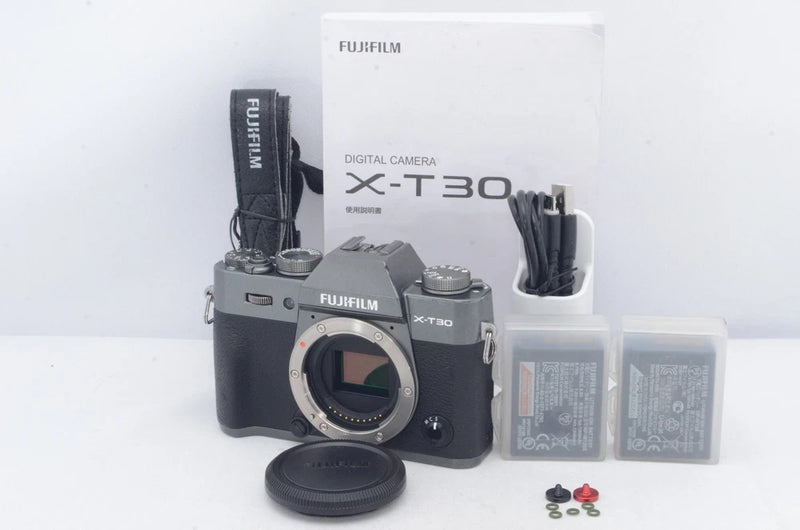 FUJIFILM X-T30 26.1MP Mirrorless Camera Charcoal Silver Body from Japan #R5285