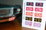 1960 - 1964 ILLINOIS miniature LICENSE PLATES for 1/25 scale MODEL CARS¡ªPLS READ