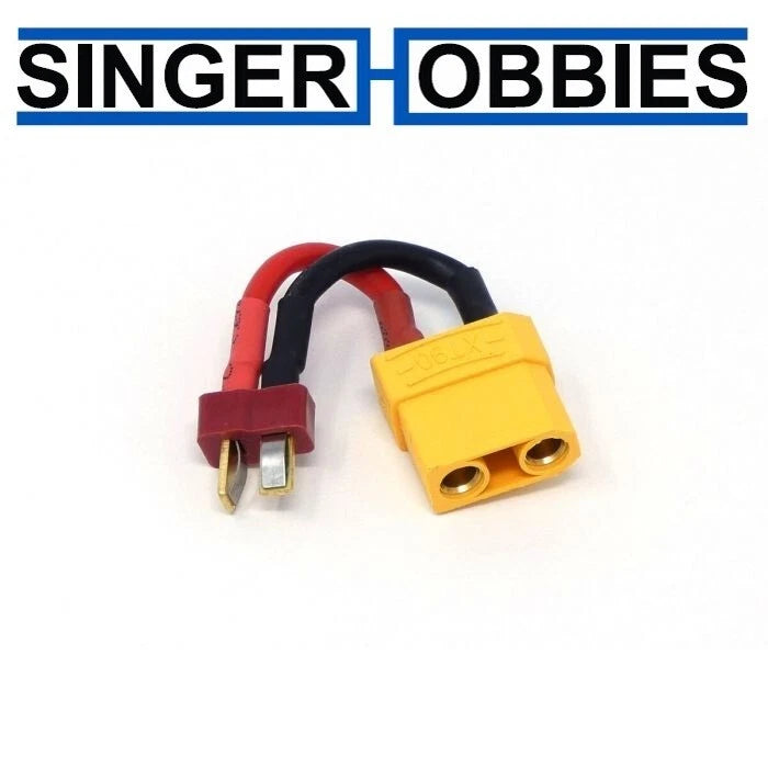 MT RACING MTR2056 XT90 Female to Deans Male Wired Adapter HH Battery