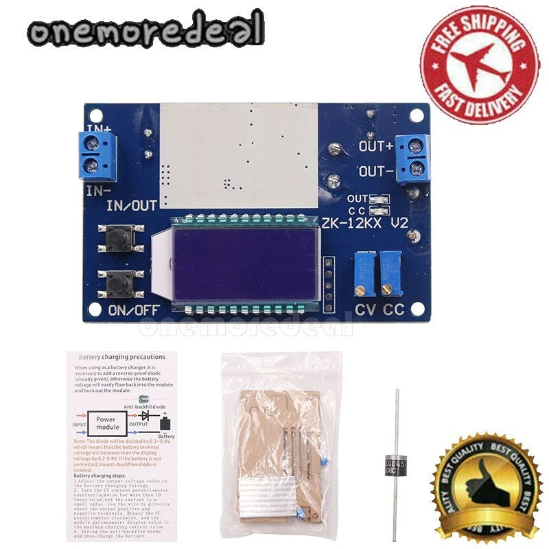 DC-DC CC CV Buck Converter Step-down Power Module 5.3-32V to 1.2-31V 12A #OMG