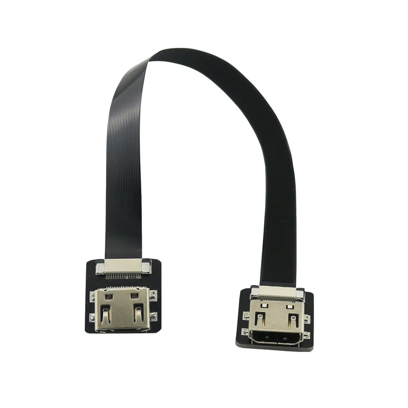 FPV HDMI-compatible Type A Female to Female Jack FPC Soft Flat Extension Cable