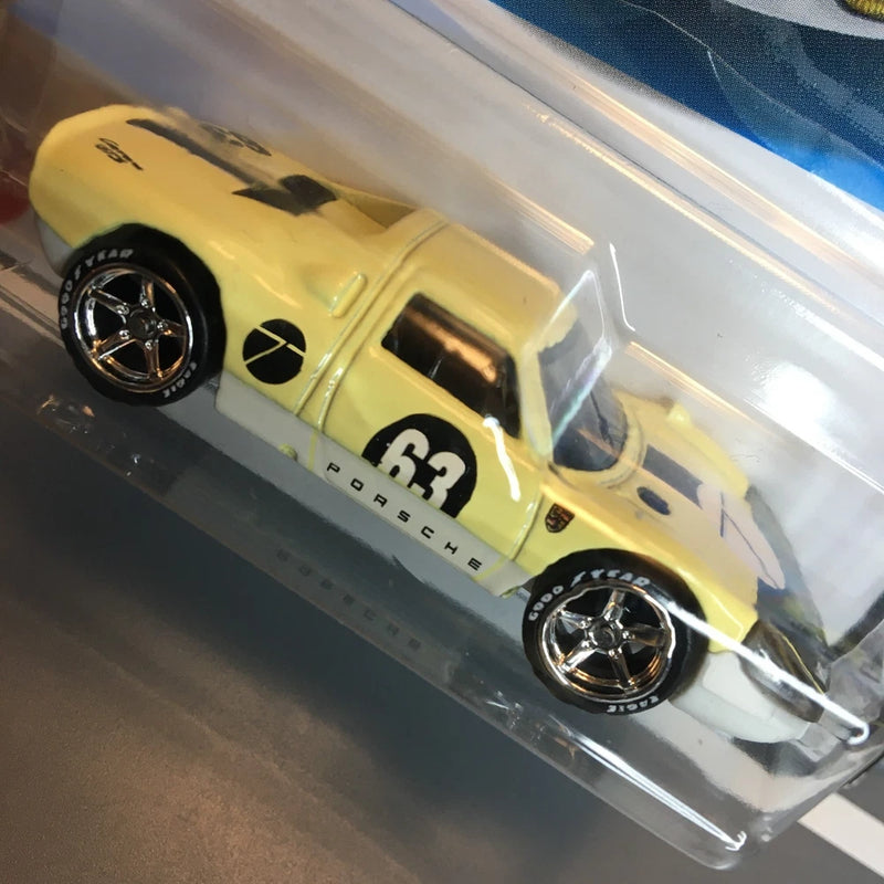Hot Wheels 1964 Porsche 904 Carrera GTS CUSTOM Super Real Riders Wheel Swap Yel