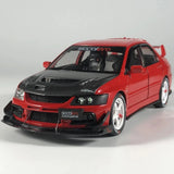 1:24 Mitsubishi Lancer EVO9 JDM Modified Alloy Diecast Model Car Collectible