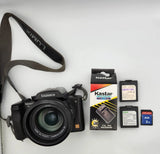 Panasonic Lumix DMC-FZ20 5MP Digital Camera w/ Battery+Card Tested A+