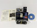 Panasonic LUMIX DMC-TZ3 7.2MP Digital Camera Silver - Not Working / AS IS / READ