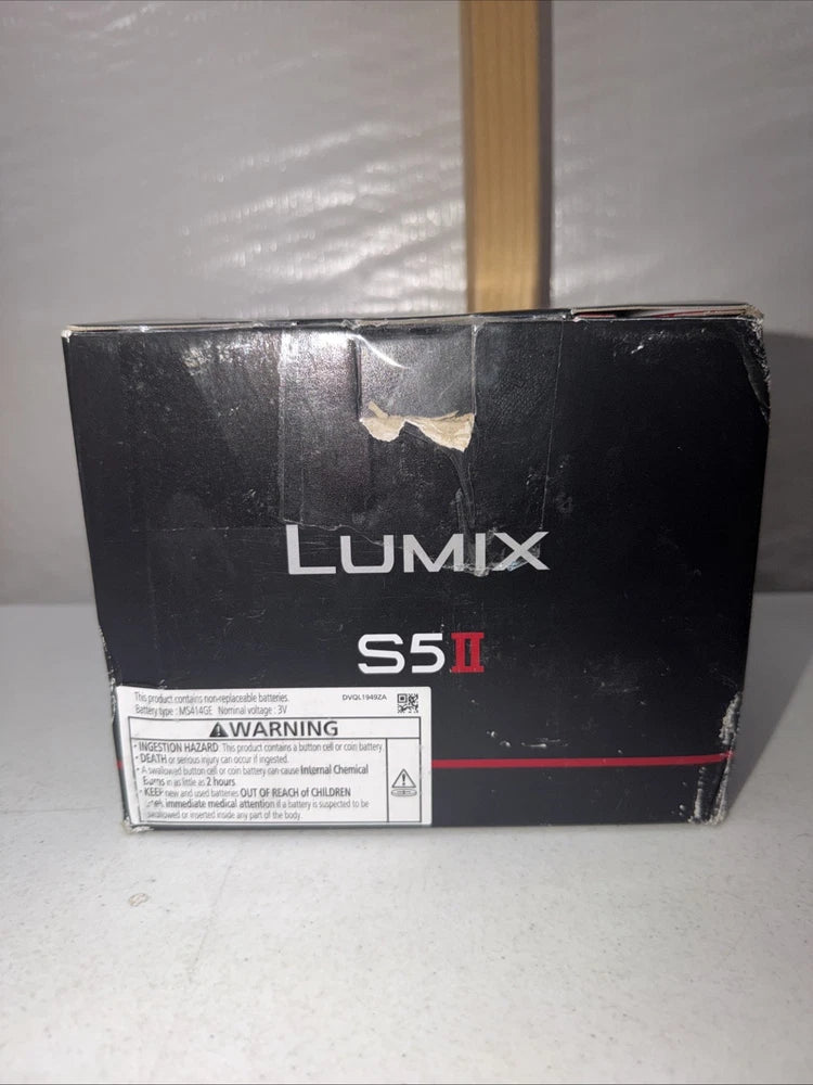 Panasonic LUMIX S5II Mirrorless Camera, 24.2MP Full Frame Body Only New!!!