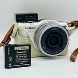 Panasonic LUMIX DMC-GF5 White Mirrorless Camera 14-42mm Kit