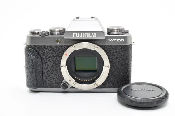 Fujifilm X-T100 Camera Body Dark Silver Rare Excellent Condition