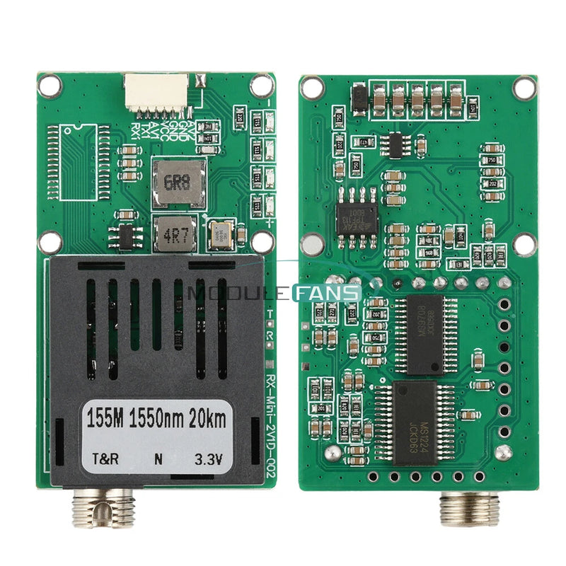 TTL Optical Transceiver Board TTL to Fiber Module FC RX/TX/AV/VCC/GND for Drone