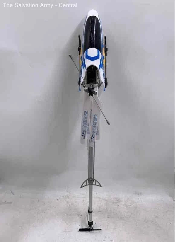 World Tech Toys Colossus White Blue 3.5CH Gyro Remote Control Helicopter