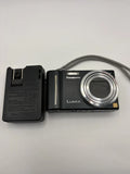 Panasonic LUMIX DMC-ZS6 12X Digital Camera Black W/ Battery, & Charger - Tested
