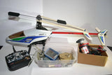 VTG Kyosho SR-X Heli-Max RC Trainer Helicopter Nitro 6CH Radio Japan - Untested!