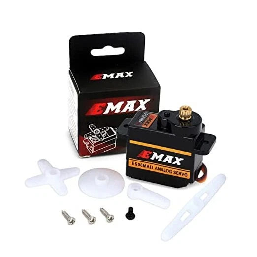 Emax ES08MAII 12g Analog Servo for AX24 SCX24 Bronco Gladiator C10 JLU 1PCS