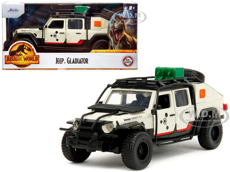 JEEP GLADIATOR PICKUP "JURASSIC WORLD DOMINION 1/32 DIECAST MODEL CAR JADA 34465