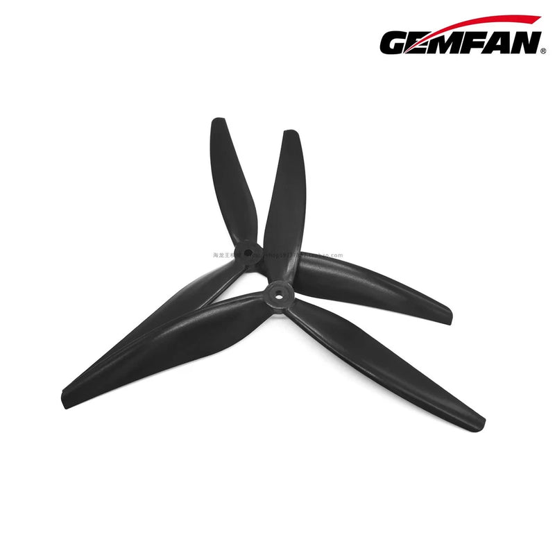 Gemfan three-blade drone propeller with 3 dark blades