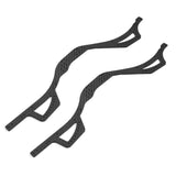 Carbon fiber RC car frame beams, black carbon fiber side rails