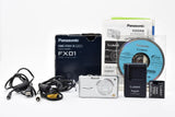 [MINT] Panasonic LUMIX DMC-FX01 6MP Silver Compact Digital Camera From JAPAN
