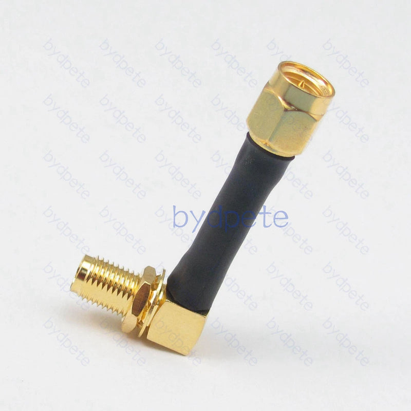 3cm FPV SMA Male to Female Right Angle RG402 Low Loss Semi Flexible Cable 5.8GHz