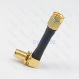 3cm FPV SMA Male to Female Right Angle RG402 Low Loss Semi Flexible Cable 5.8GHz