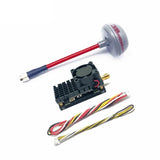 2W 5.8GHz 48CH FPV VTX Video Transmitter + Antenna for Fat Shark os67