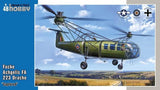 Captured FA 223 Drache helicopter model with open landing gear and canopy