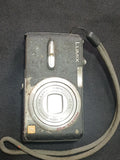 Panasonic Lumix DMC-FX07 7.2MP Digital Camera- damaged and missing battery cover