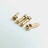 Zeppin 5mm Ultra Low Resistance Lipo Bullet Plug 4pcs Battery