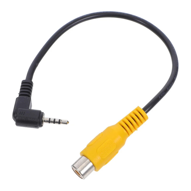2 .5mm Adapter DVR Rear Dash Cam Extension Cable Car Camera Input Kit