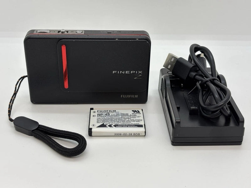 FUJIFILM FinePix Z300 10MP 5x Zoom Compact Digital Camera Black from Japan/ Exc+