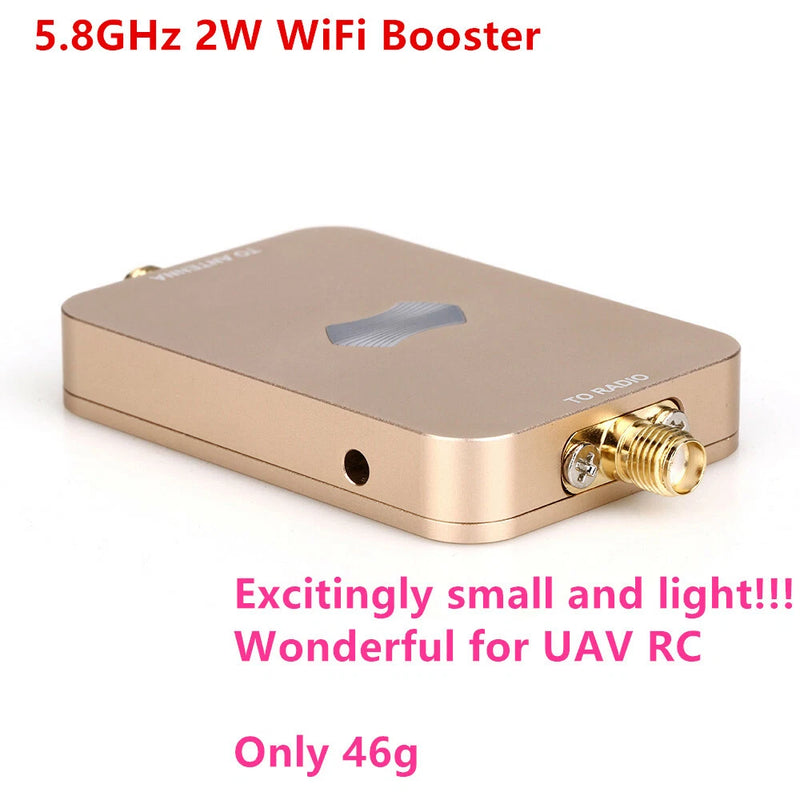 SUNHANS 5-5.8GHz uav drone Wireless Signal Booster RC58G2W 2W 33dBm Amplifier