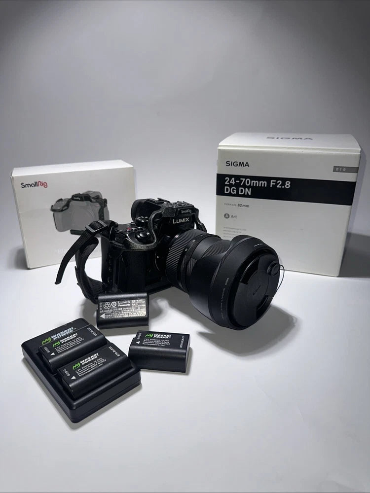 PanasonicLUMIX S5II 24.2MP Full Frame Mirrorless Camera Lens/battery/cage Bundle