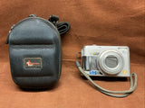 Panasonic LUMIX DMC-LZ2 5 MP Digital Camera 24X Zoom Silver /w Carrying Case