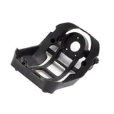 Black gimbal shock absorbing plate mount with circular opening