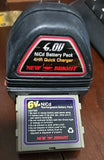 New Bright R/C NiCd 6V Model 670 Battery Charger & Slot in Battery Pack Tested Battery