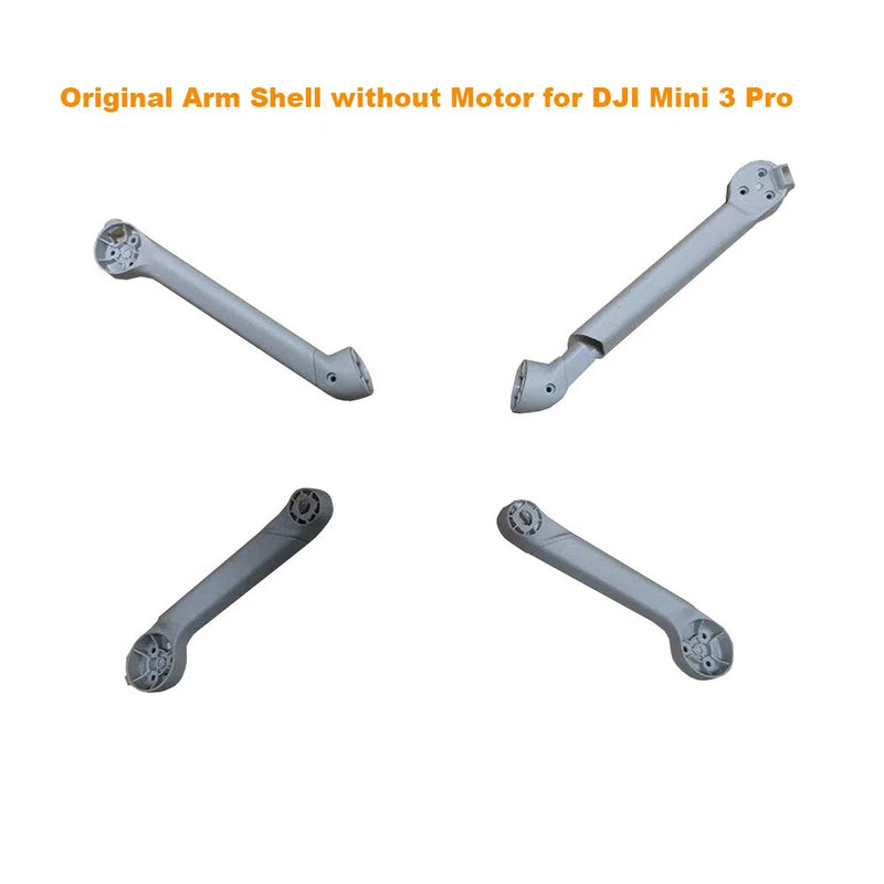 Light gray drone motor arm cover shells, four-piece set with mounting openings