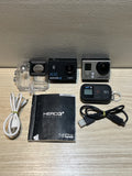 GoPro HERO3+ Plus Silver Edition W Battery Bundle With Other Camera Used Tested