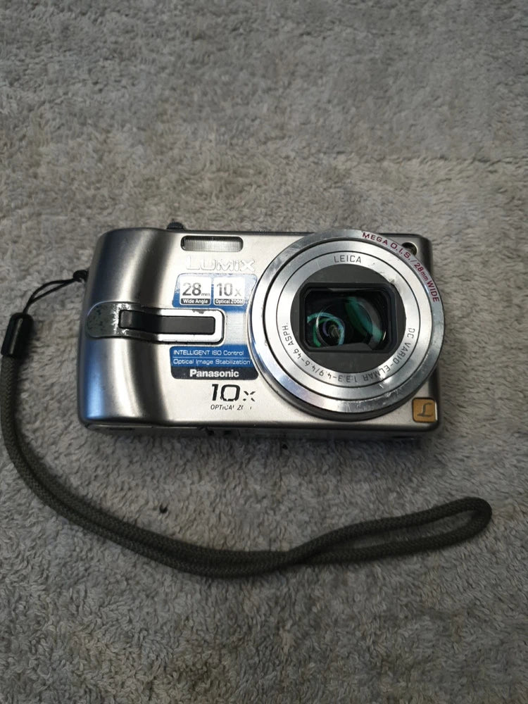Panasonic Lumix DMC-TZ3 Compact Digital Camera 7.2MP 10x Zoom, Tested. pls Read
