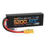 5200mAh 2S 7.4V 50C Hard Case LiPo XT90 Plug Powerhobby PHB2S520050XT90 Battery