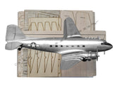 Douglas DC-3 Dakota 62" RC Airplane Kit Balsa Model Airplane Short Kit & Plans