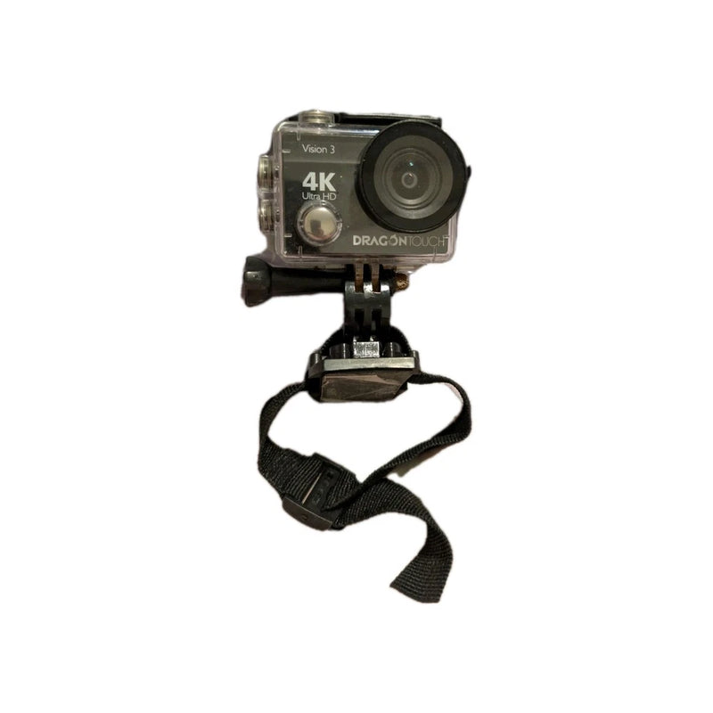 DRAGONTOUCH Action Camera Vision 3 4k Sports Underwater W/ Waterproof Case