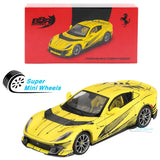 BBR Models 1:64 Ferrari 812 Competizione Tailor Made ¨C Matte Yellow